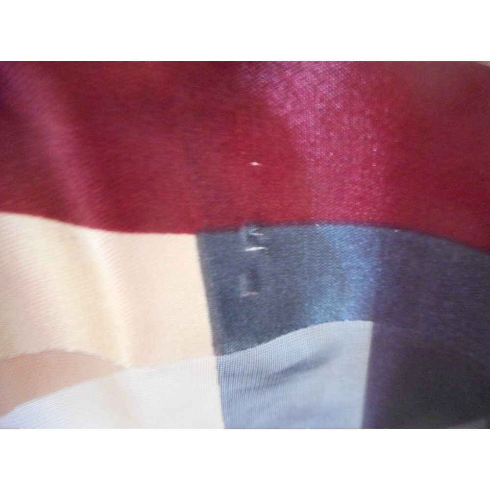 Vintage Sheer Striped African Ethnic Snake Tribal square scarf Estate find - Picture 8 of 8